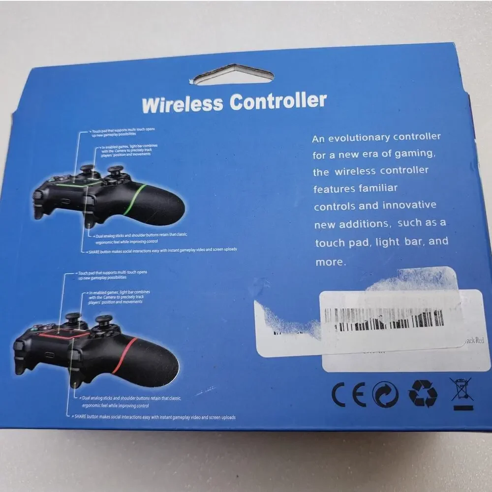 Wireless Controller for PS4 / PC (Black with Red Accents)